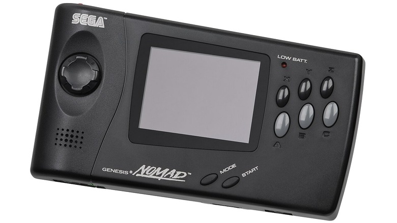 close-up of the Sega Nomad against a white background