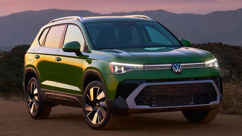 2025 Volkswagen Taos during sunset