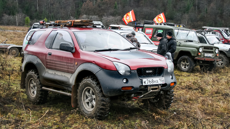 Isuzu Vehicross at a Russian offroad event