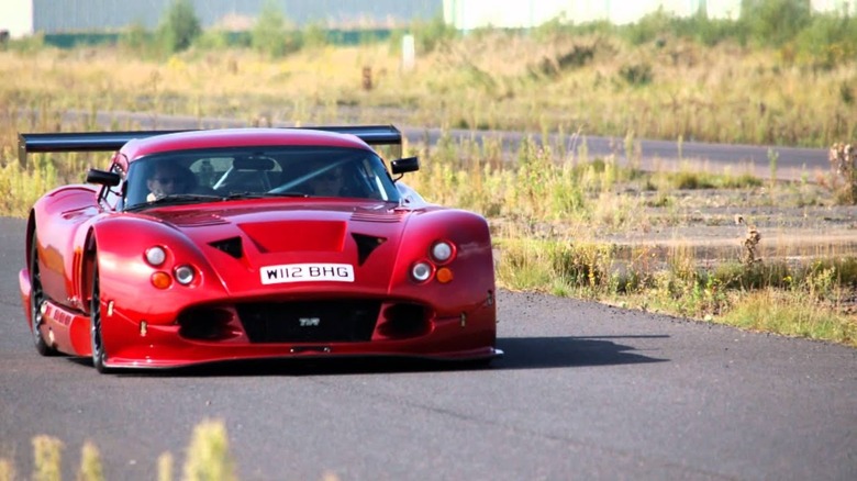 TVR Cerbera Speed 12 at the track