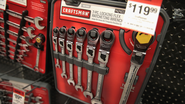 Craftsman tools in a store