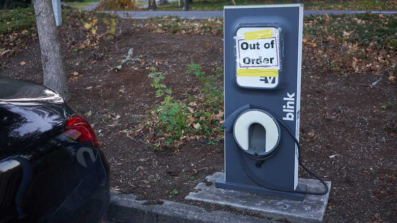 Out of order charging station