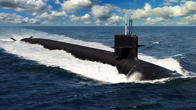 Artist rendering of Columbia-class submarine