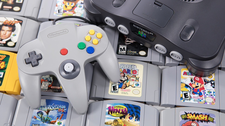 N64 with games