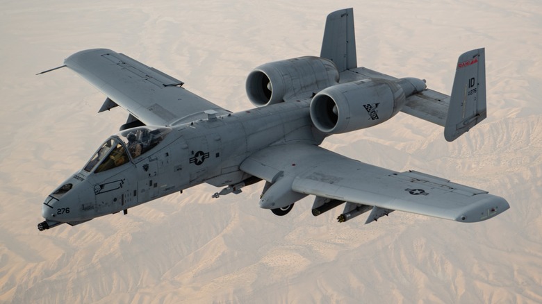 A-10 Warthog in flight