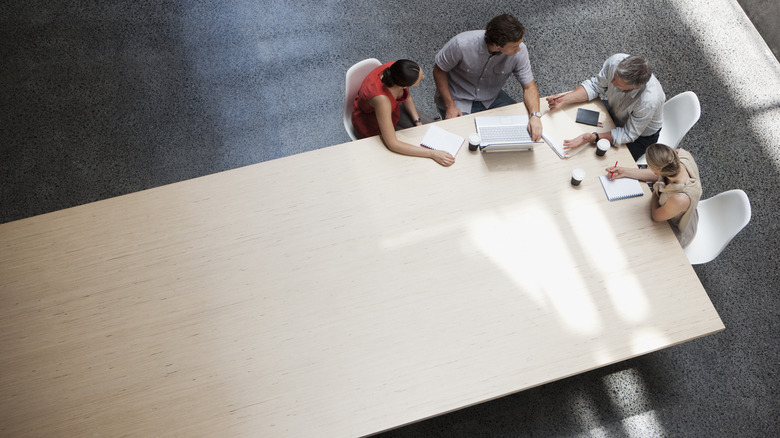 businesspeople in a meeting