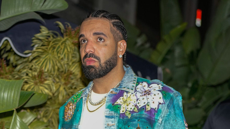 Drake looking annoyed