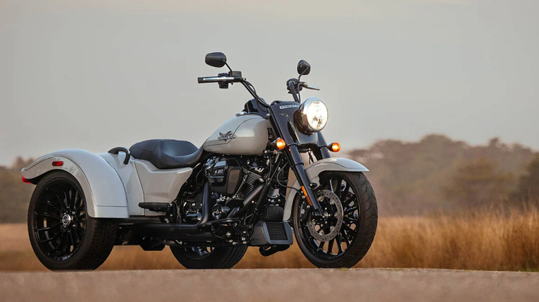 2024 Harley-Davidson freewheeler parked on road