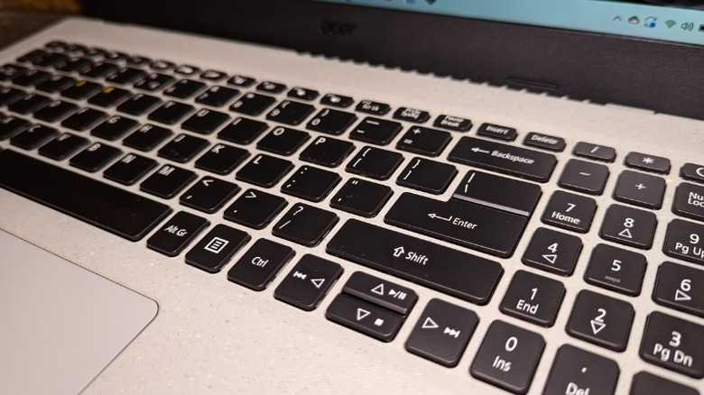 Aspire Vero keyboard