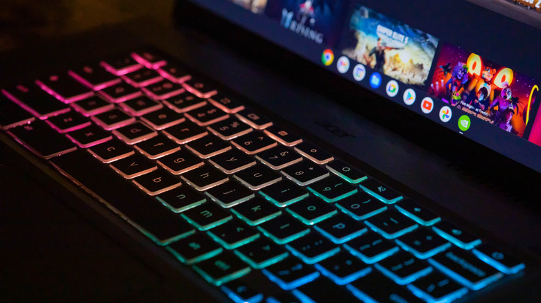Keyboard of Acer laptop