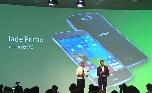 Acer's Jade Primo is a 'pocket PC' phone running Windows 10