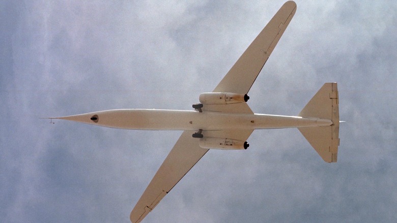 NASA AD-1 in flight