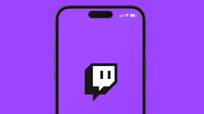 Twitch splash screen phone