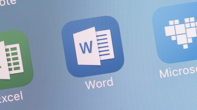 Microsoft Word app