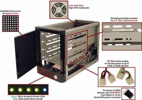 Addonics Mini Storage Tower