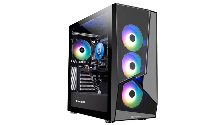 iBUYPOWER SlateMR 281AV2 Pro Gaming Desktop stock photo
