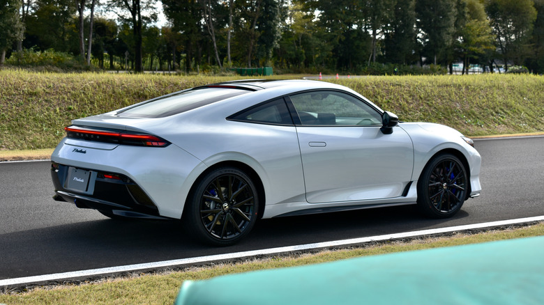 2026 Honda Prelude rear three quarter view.
