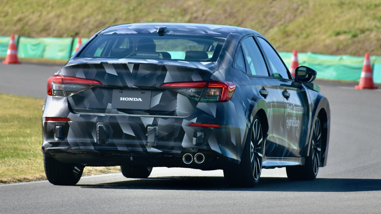 Honda Next Generation Hybrid Study rear three quarter view.