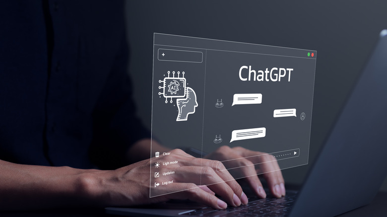 Holographic ChatGPT interface