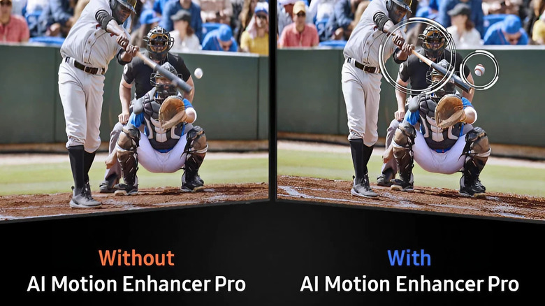 Samsung AI Motion Enhancer at work