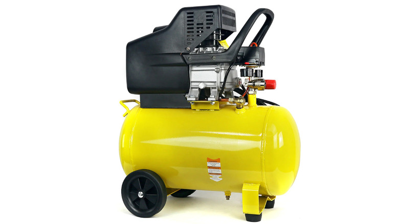 Stark yellow air compressor