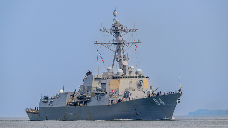 a U.S. Navy destroyer