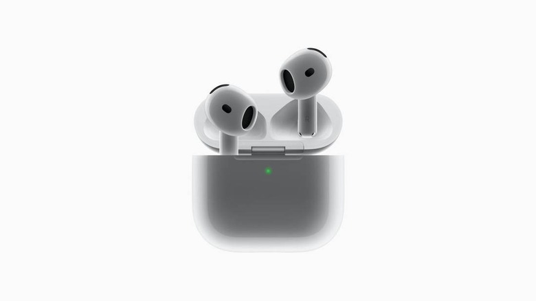 AirPods 4 with ANC displayed