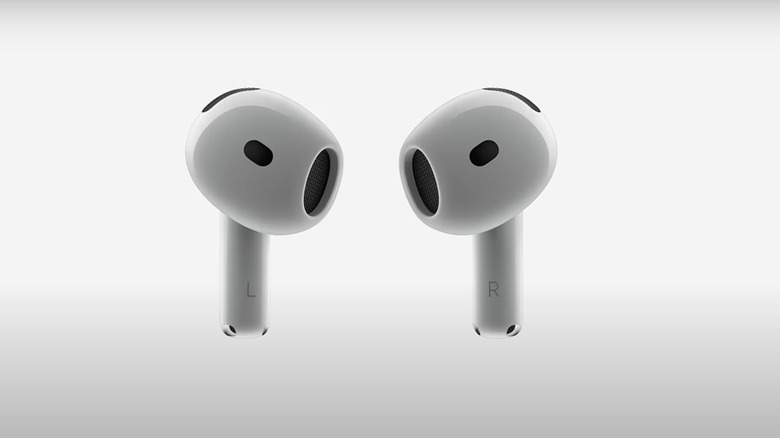 AirPods 4 with ANC buds displayed