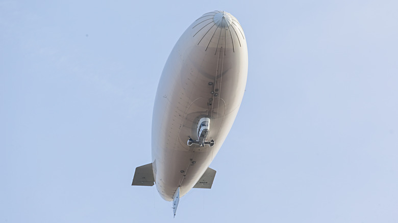 flying blimp