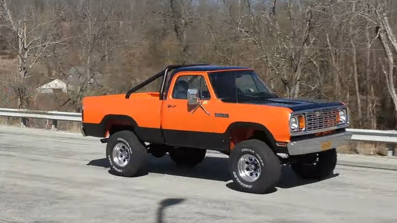 orange macho power wagon