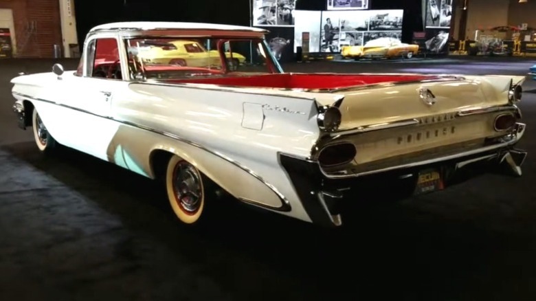 Rear view of the Pontiac El Catalina on display at a Mecum auction