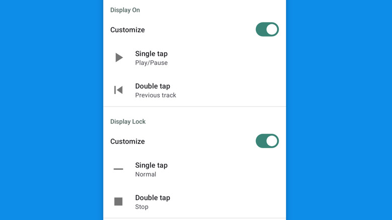 Changing the settings in the Skip Music app on Android