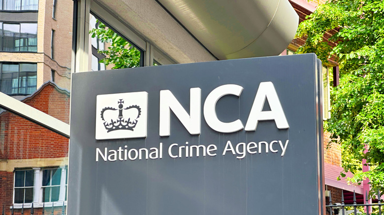 Sign of the United Kingdom's National Crime Agency