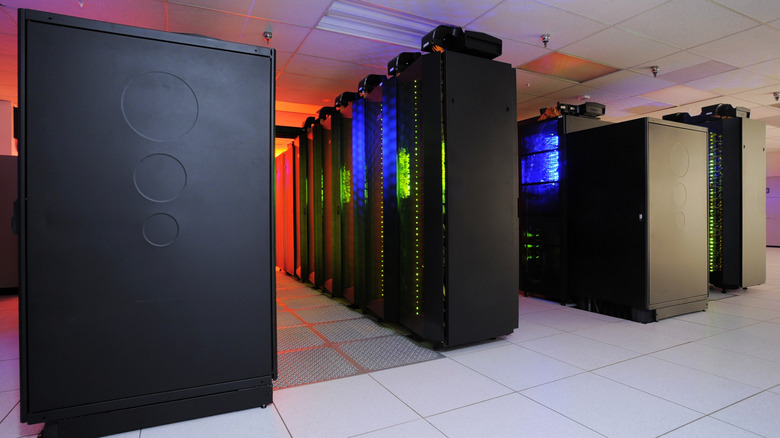 An image of NASA's Discover supercomputer