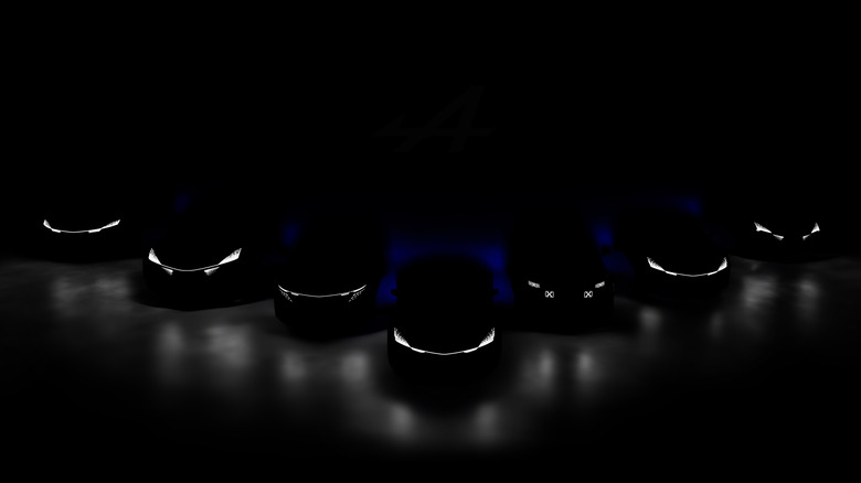 alpine ev cars lineup tease