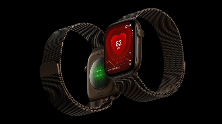 The Apple Watch Series 12 titanium in gold