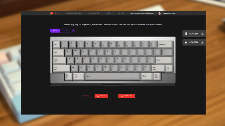 am compact touch software