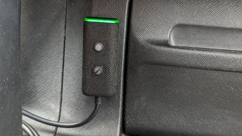 Echo Auto (2nd Gen) with green light bar