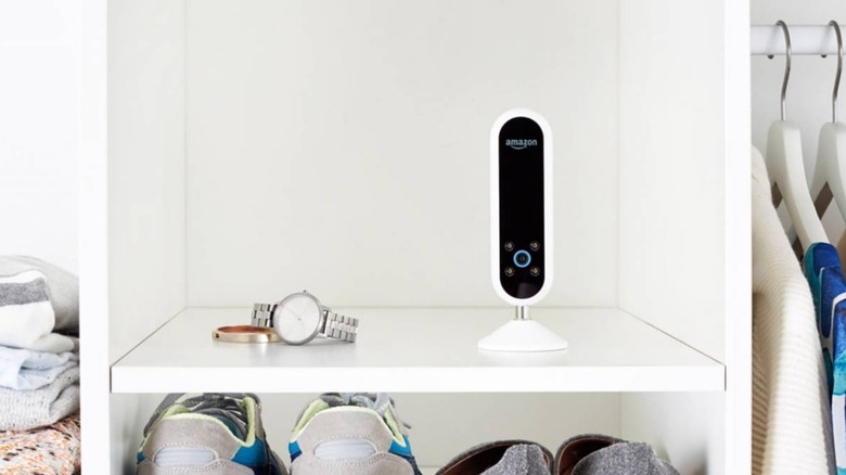 Amazon Echo Look in closet 