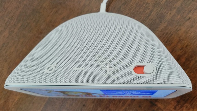 Buttons on the Echo Show 5