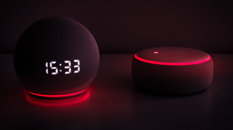 Amazon Alexa device red light