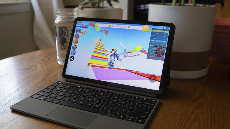 Amazon Fire Max 11 on table