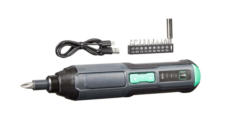 the amazon basics cordless 4-volt screwdriver with basic accessories