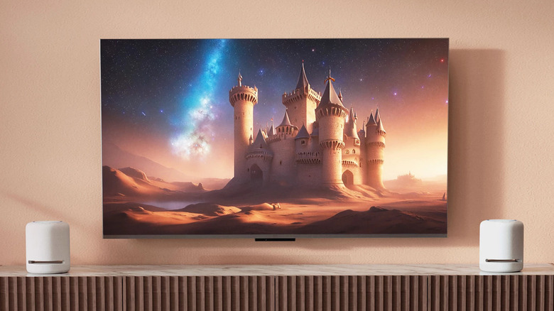 AI art sandcastle on Fire TV