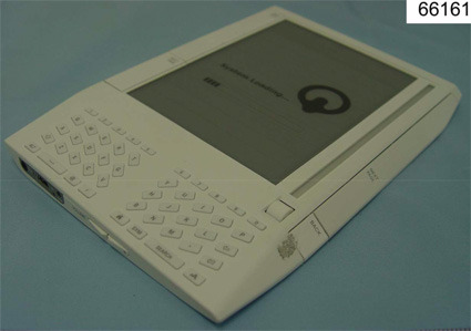Amazon Kindle e-book reader prototype
