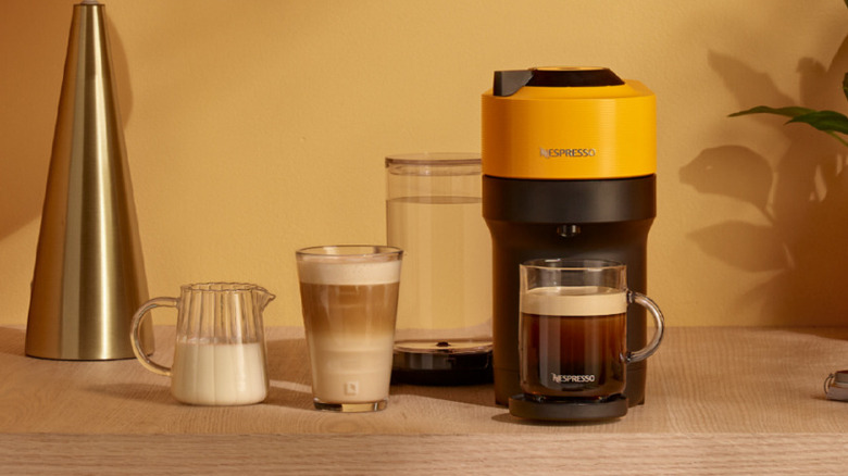Nespresso Vertuo Pop+  machine on table