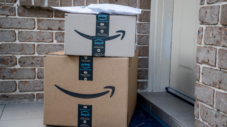 Prime delivery on doorstep