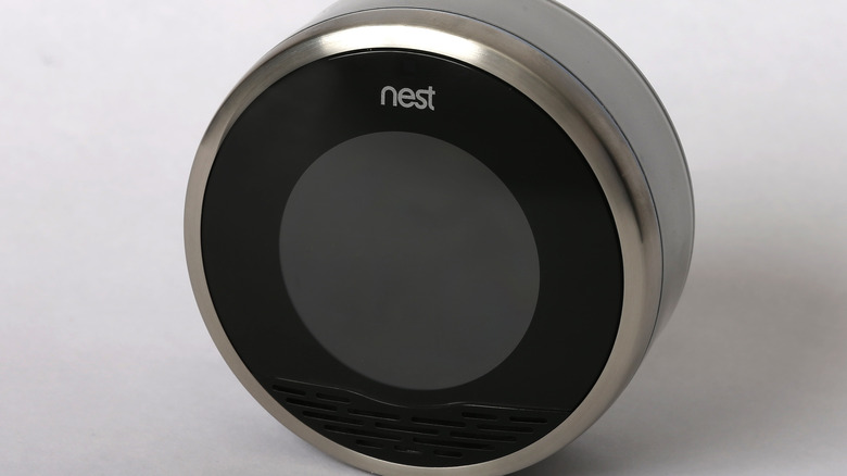 thermostat on wall