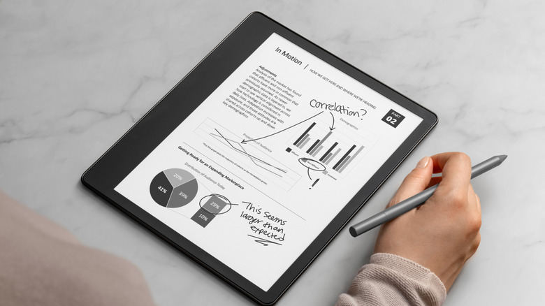 Taking notes on the Kindle Scribe