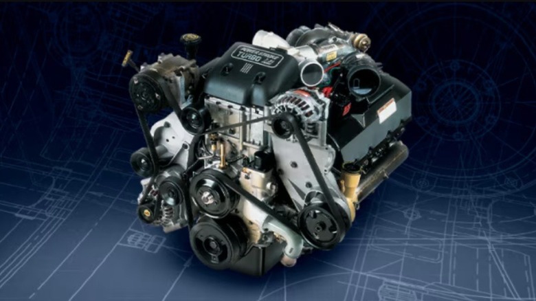 The Ford/Navistar 7.3-liter Power Stroke turbo diesel.